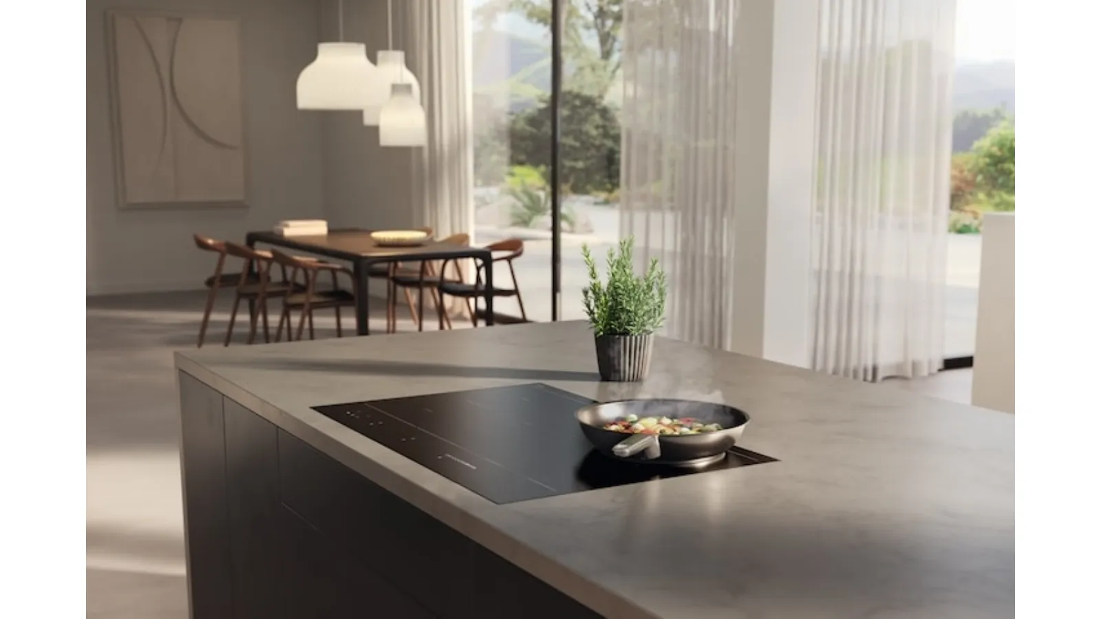 KM 7576 FL MattFinish Cooktop by Miele