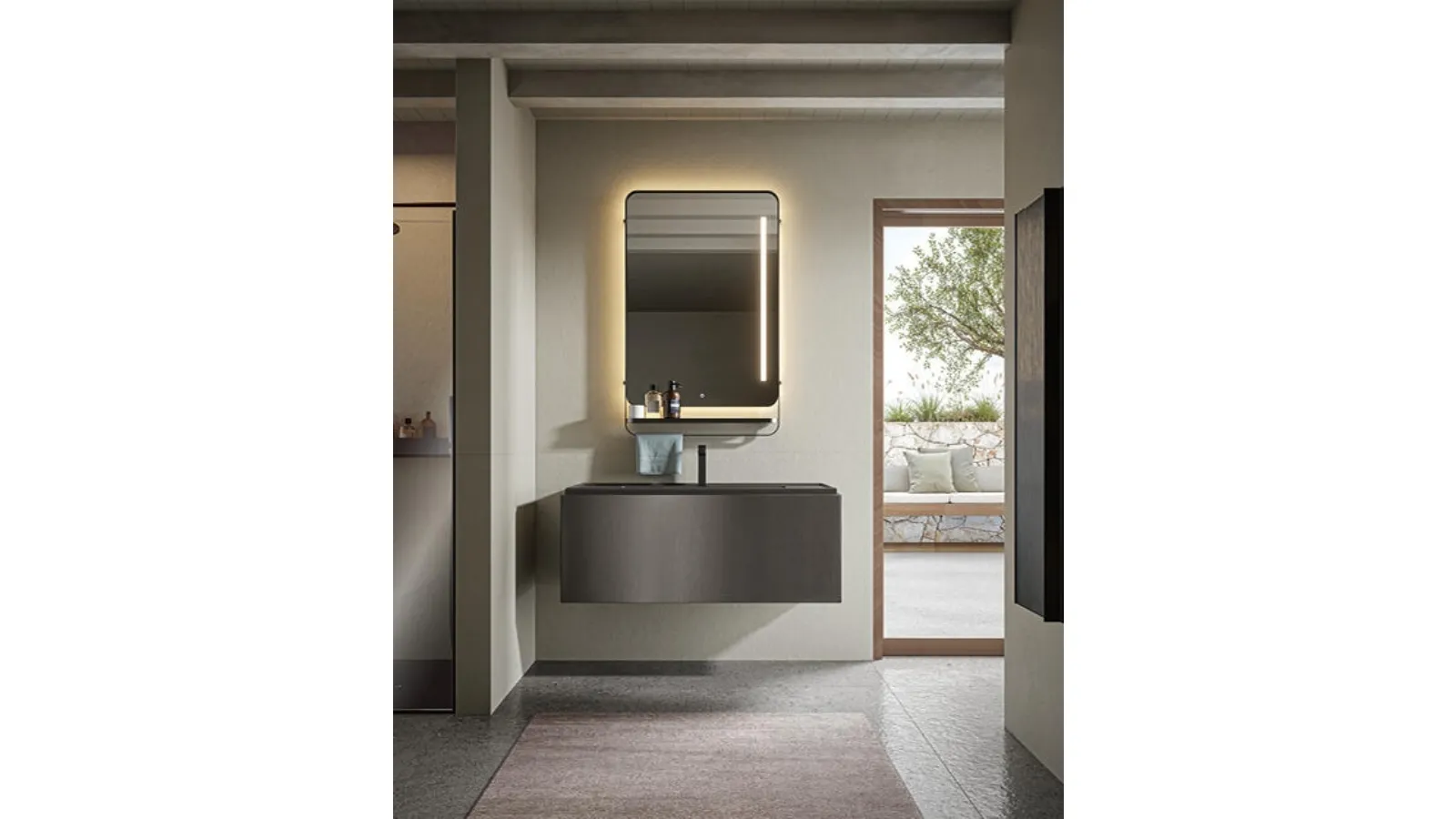 Edoné Atena 02 Wall-Mounted Bathroom Cabinet