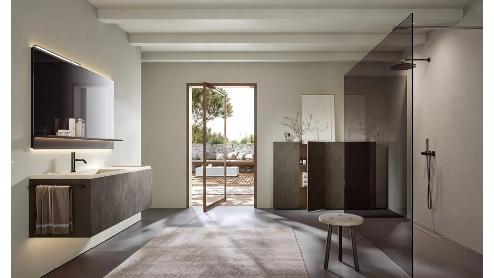 Edoné Atena 04 Wall-Mounted Bathroom Cabinet