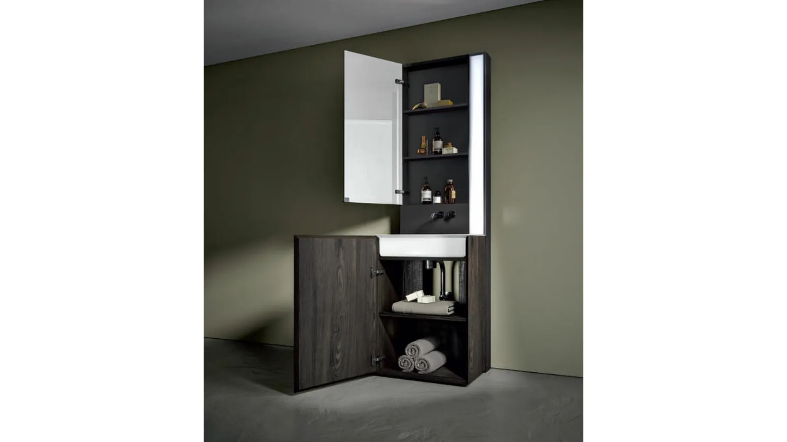Edoné Chrono 38 Totem Bathroom Cabinet
