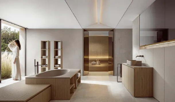 Floor-standing Giunone 2501 Bathroom Cabinet by Edoné