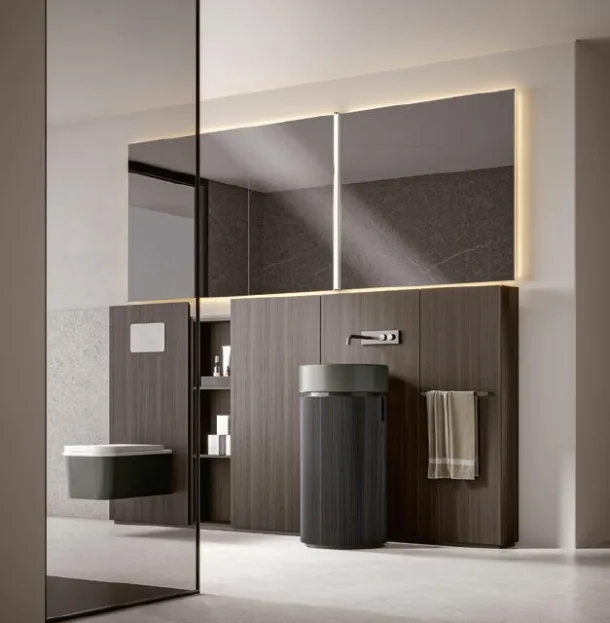 Floor-standing Bathroom Cabinet Giunone 2504 by Edoné