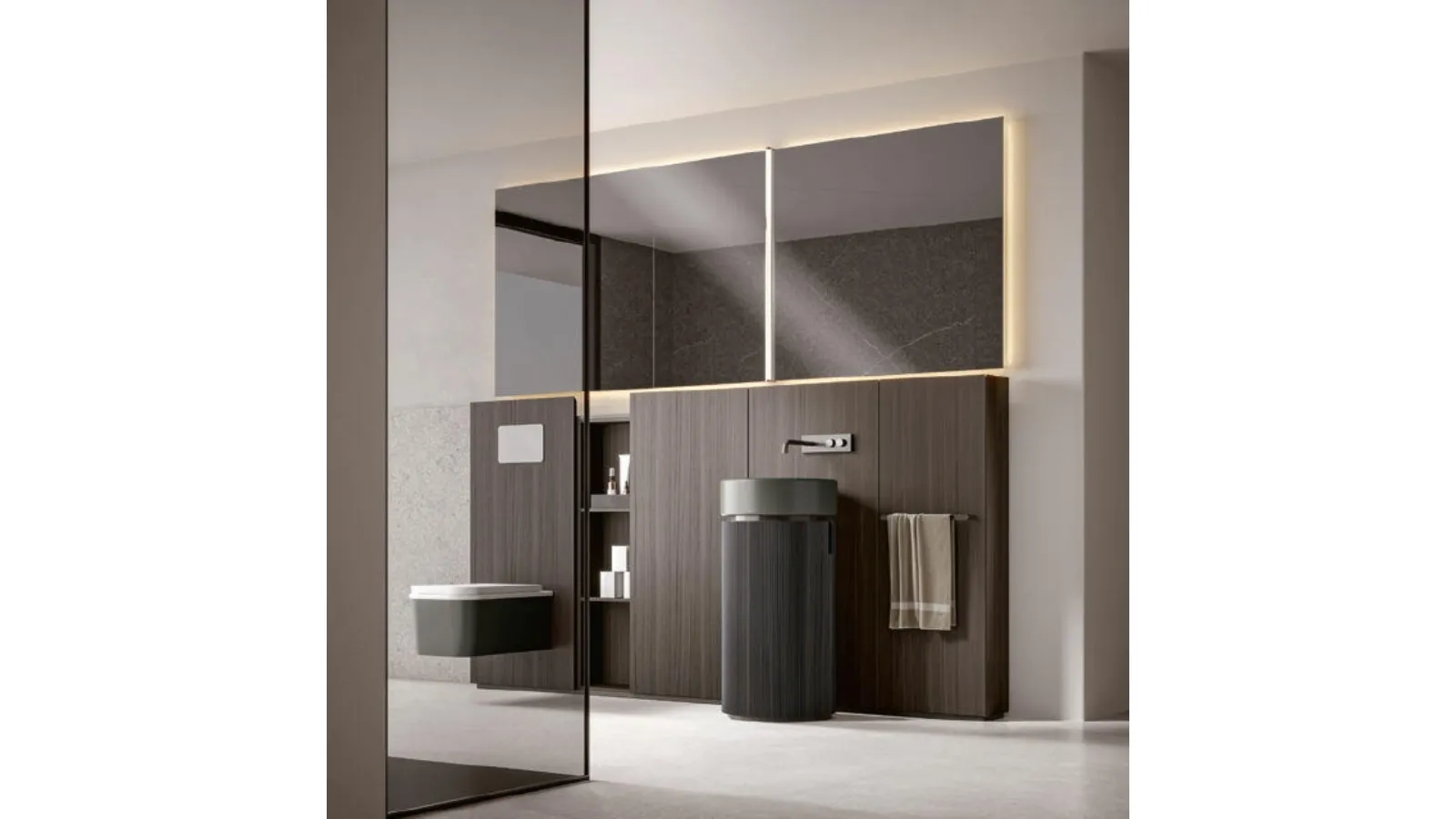 Floor-standing Bathroom Cabinet Giunone 2504 by Edoné