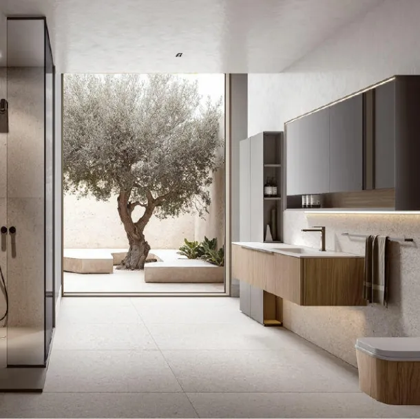 Suspended Bathroom Cabinet Giunone 2517 by Edoné