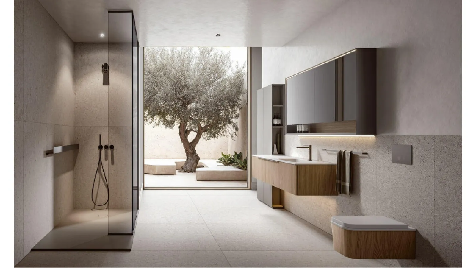 Suspended Bathroom Cabinet Giunone 2517 by Edoné