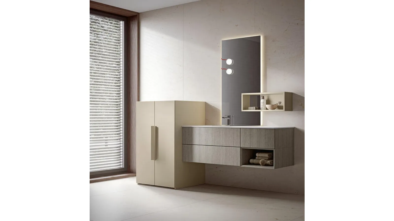 Edoné Giunone 2588 Wall-Mounted Bathroom Cabinet