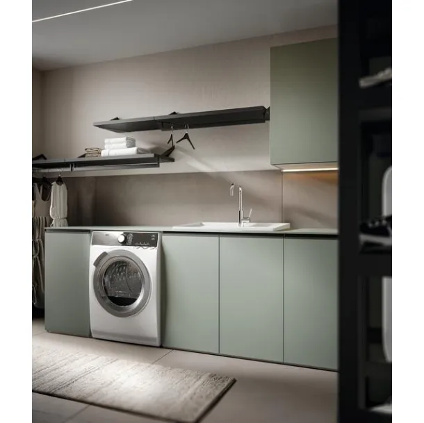 Minerva 05 Laundry Bathroom Cabinet in Prato Laminate by Edoné