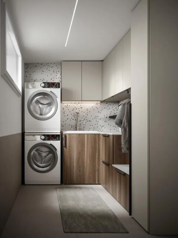 Minerva 08 Laundry Bathroom Cabinet by Edoné