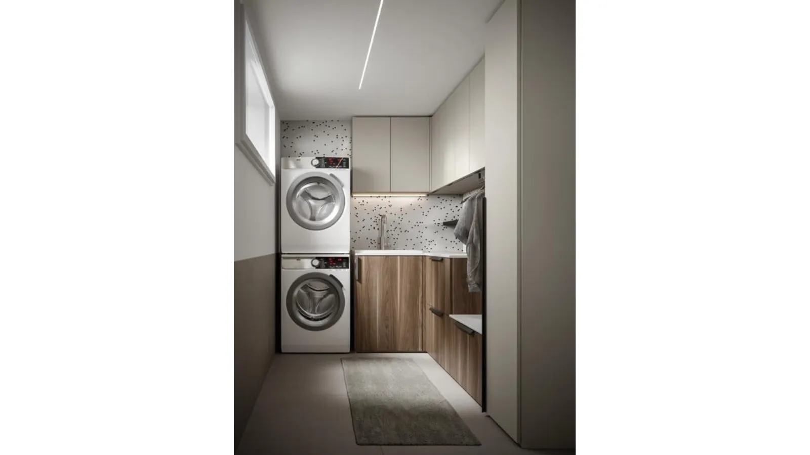 Minerva 08 Laundry Bathroom Cabinet by Edoné