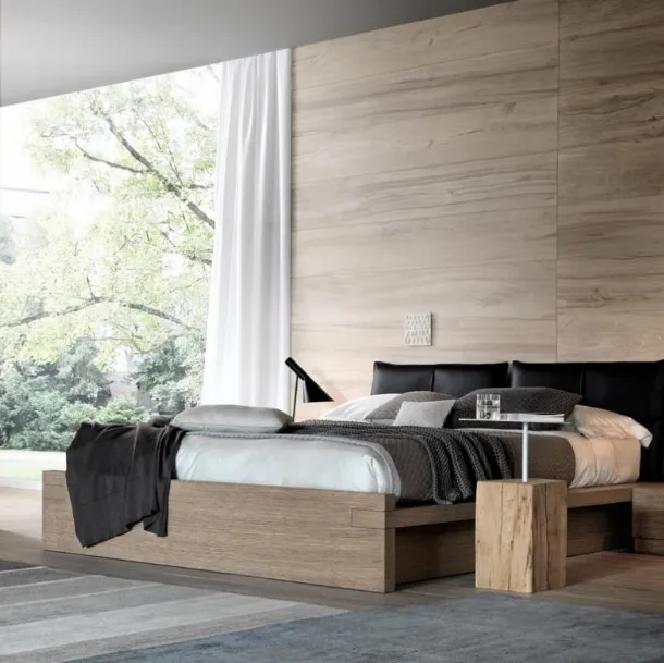 Bed with storage box Avalon by Giellesse