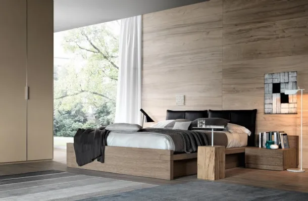 Bed with storage box Avalon by Giellesse