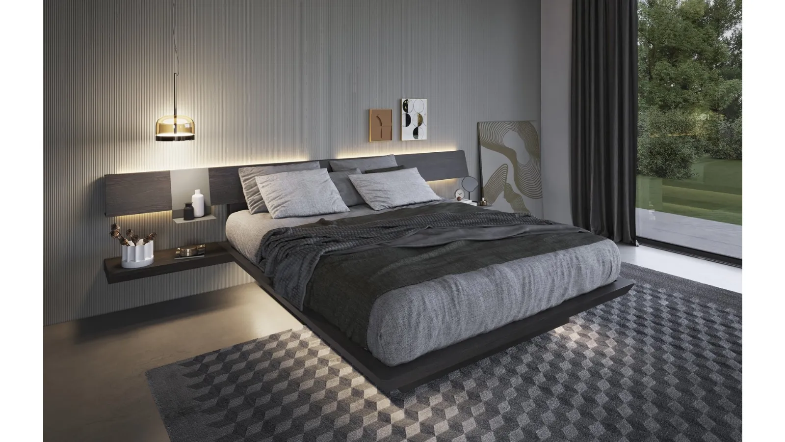 Biplano Double Bed by Fimar