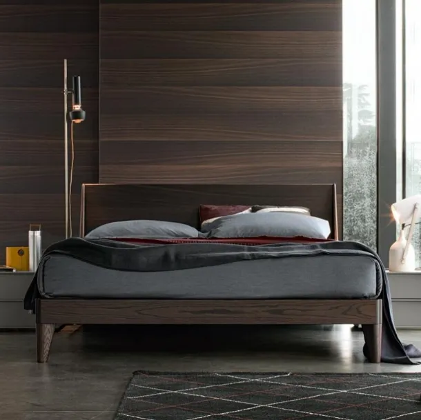 Clark wooden double bed by Giellesse