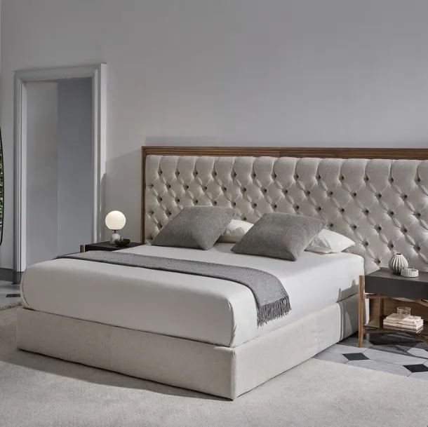 Enya upholstered bed by Porada