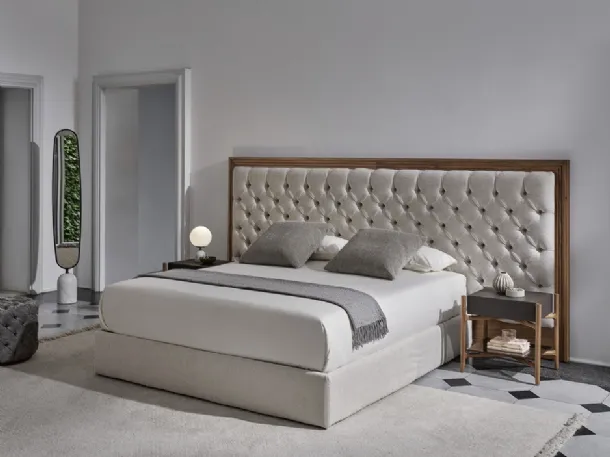 Enya upholstered bed by Porada