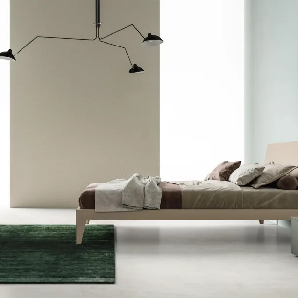 Bed with Fold headboard by Zalf