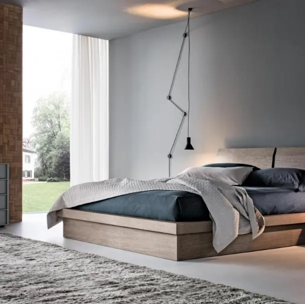 Francis Bed in Oak by Giellesse