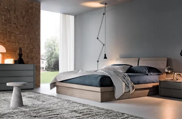 Francis Bed in Oak by Giellesse