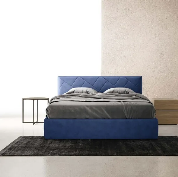 Icon Small Bed with quilted headboard by Zalf