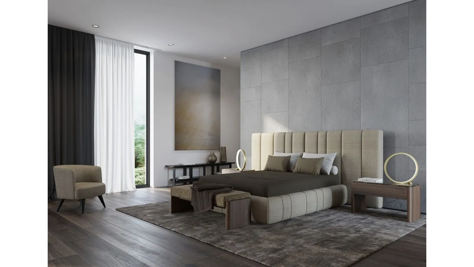 Italo Bed by Vibieffe