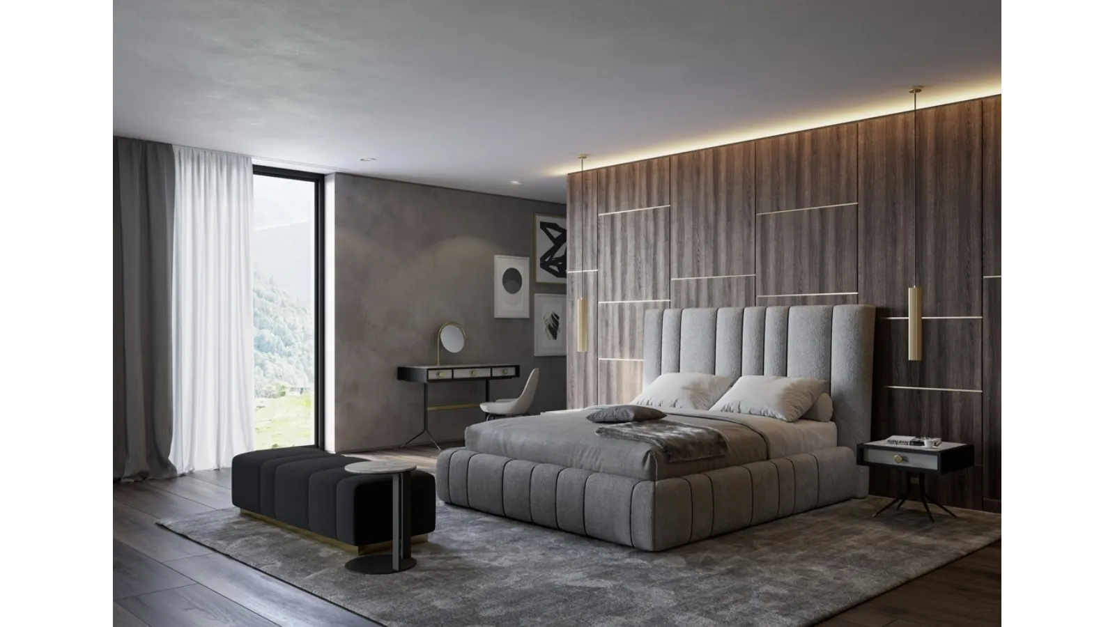 Italo Bed by Vibieffe