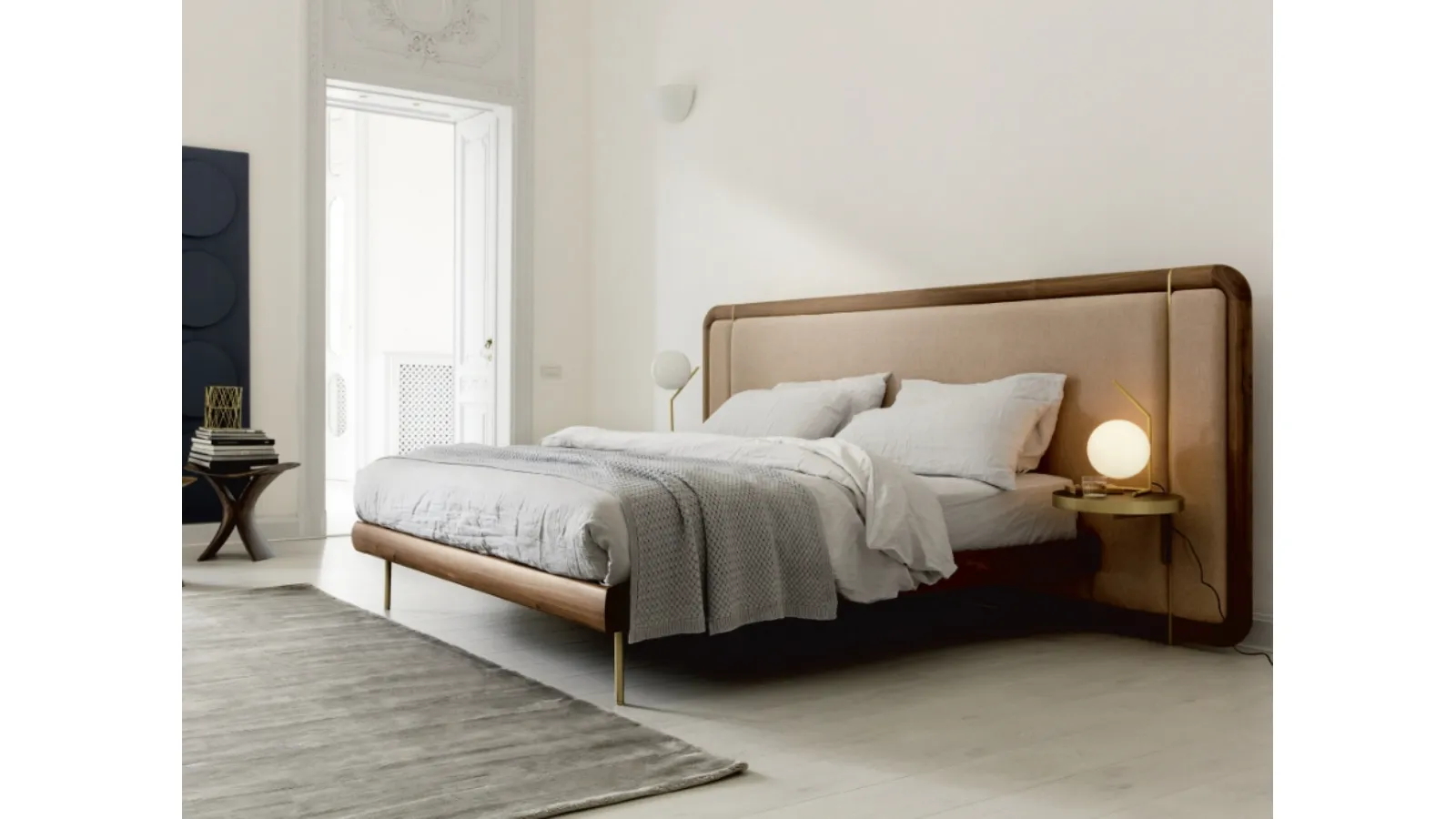 Killian double bed by Porada
