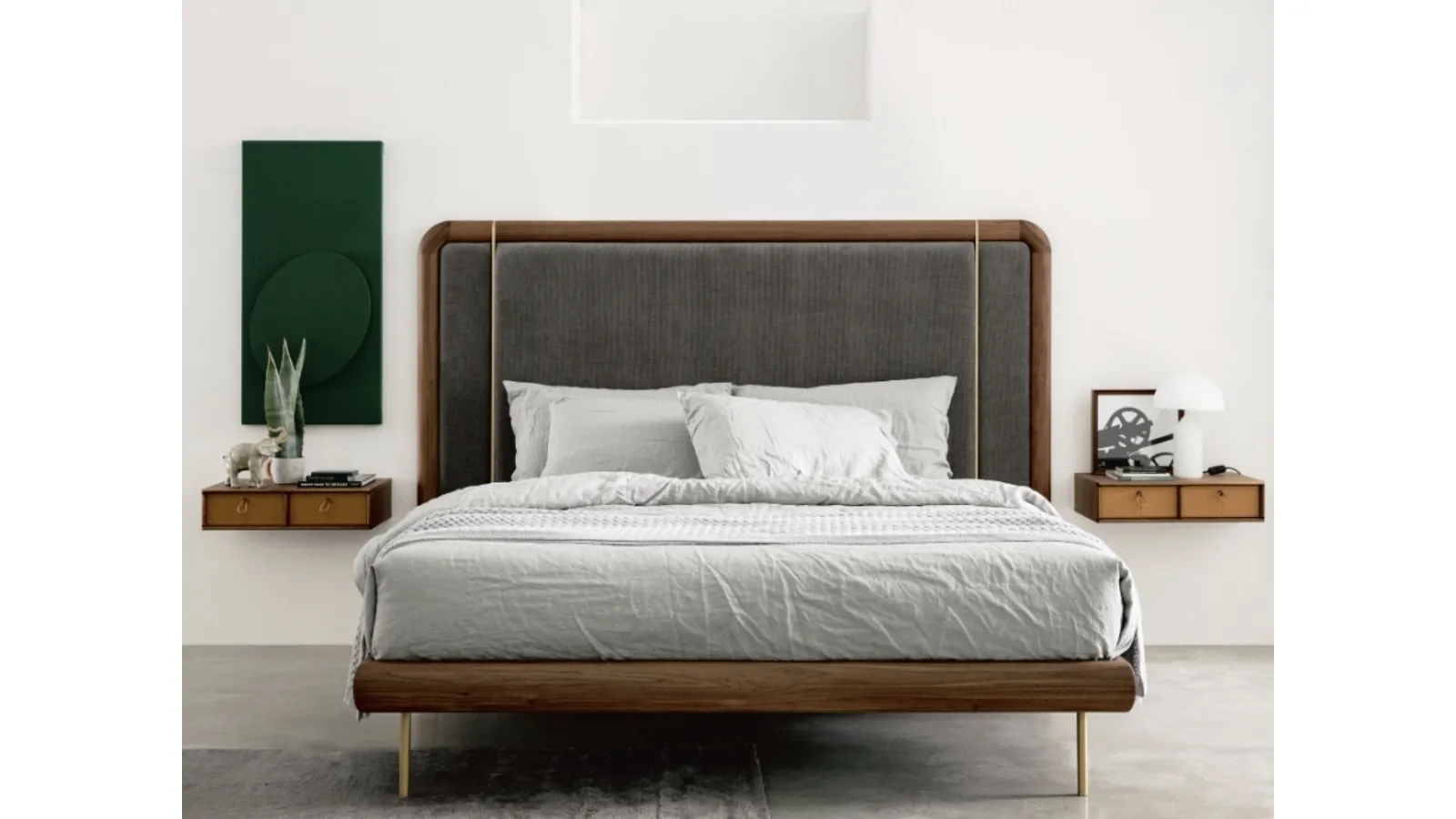 Killian double bed by Porada