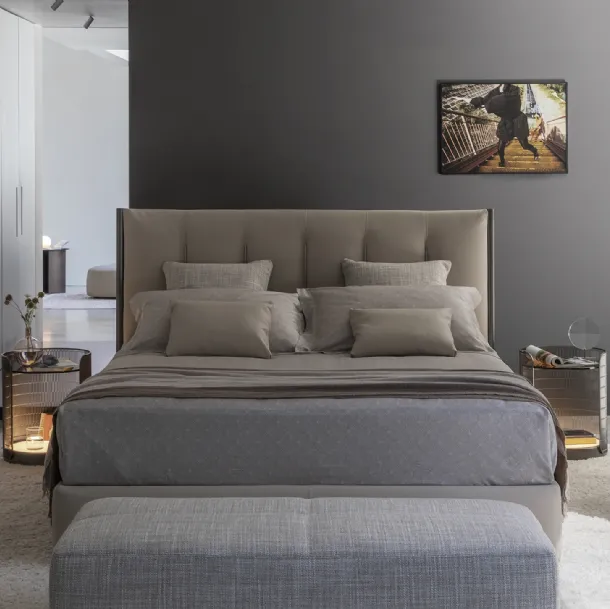 Koi fabric bed by Flou