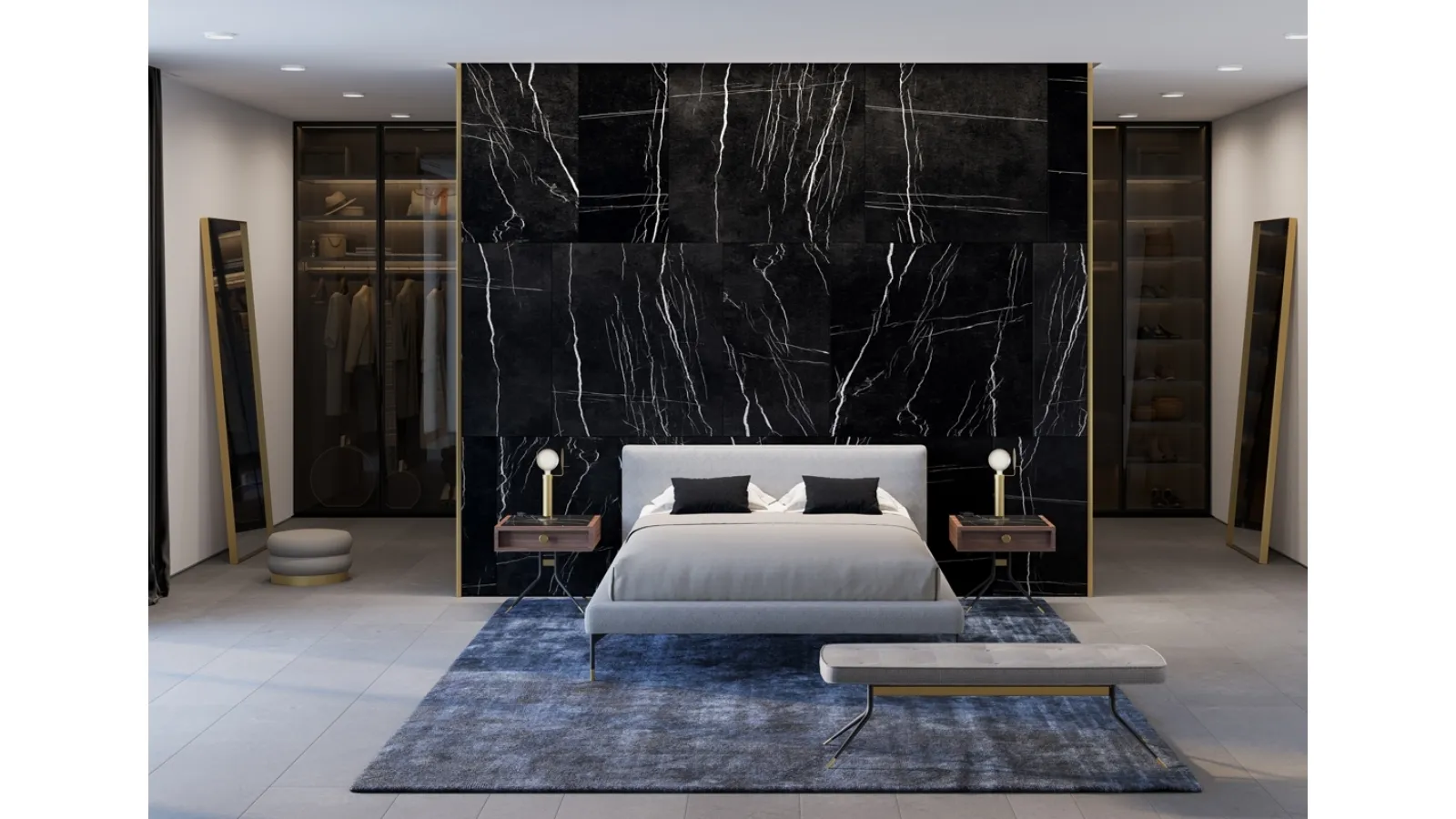 Modern Epoque Bed by Vibieffe
