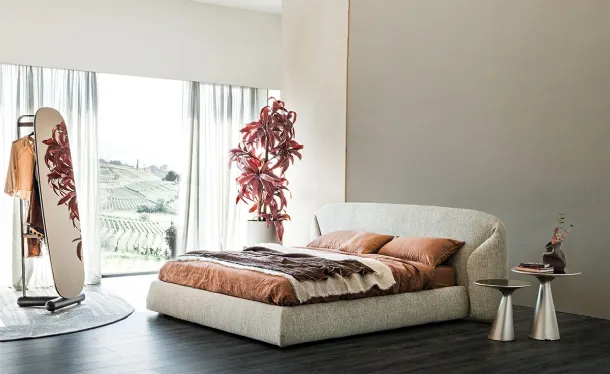 Bed with storage unit Richard by Cattelan Italia