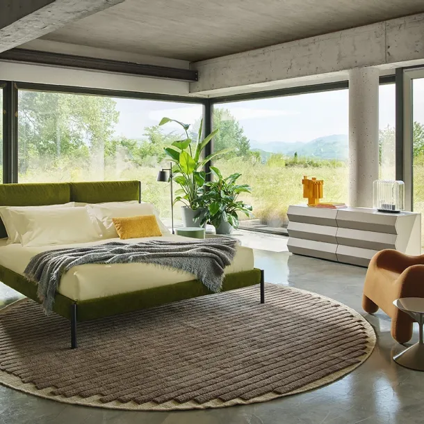 Fabric Bed Zanotta Memories