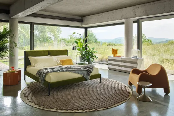 Fabric Bed Zanotta Memories