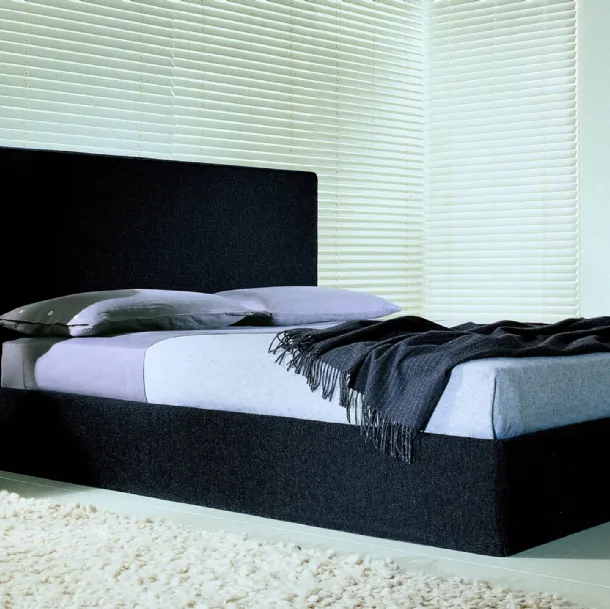 Semillon fabric double bed by Lema