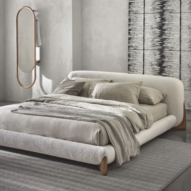 Softbay upholstered bed by Porada