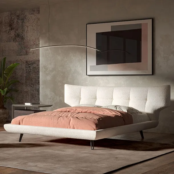 Thomas upholstered fabric bed by Cattelan Italia