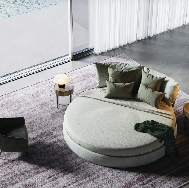 Timeo Round Bed by Alivar