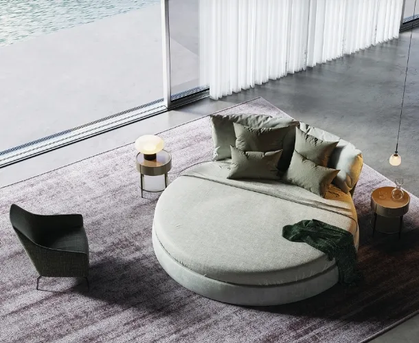 Timeo Round Bed by Alivar