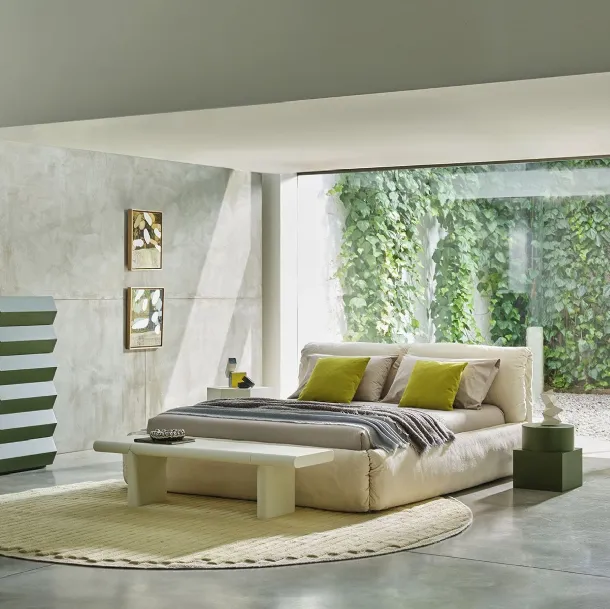 Za:Za Bed with storage box by Zanotta