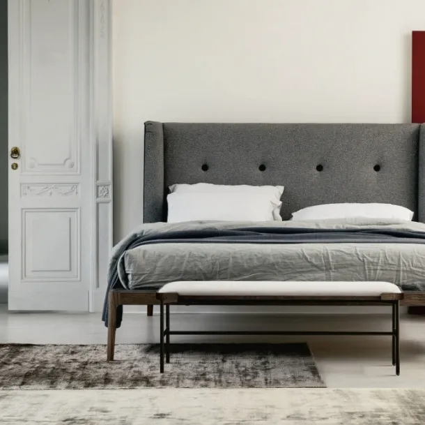 Ziggy upholstered bed by Porada