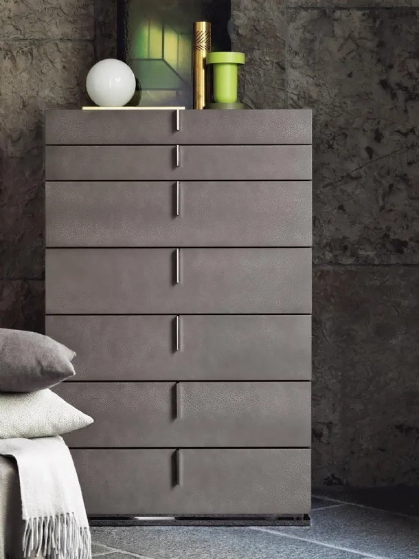 Lacquered wood chest of drawers Ari by Flou