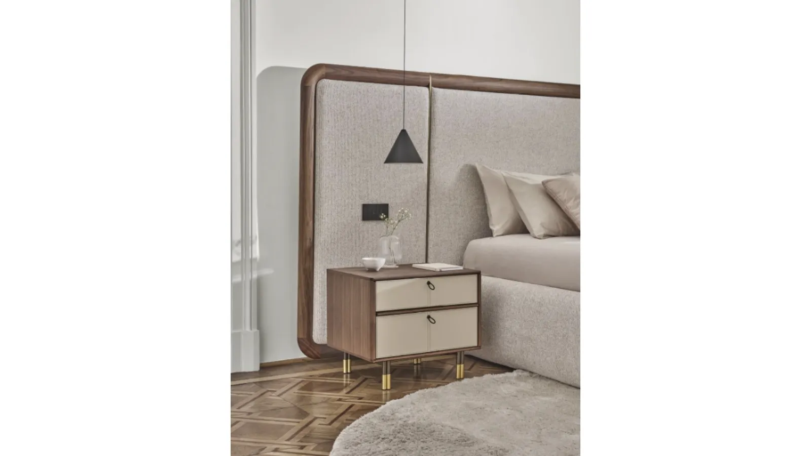 Bayus Night 2 bedside table by Porada