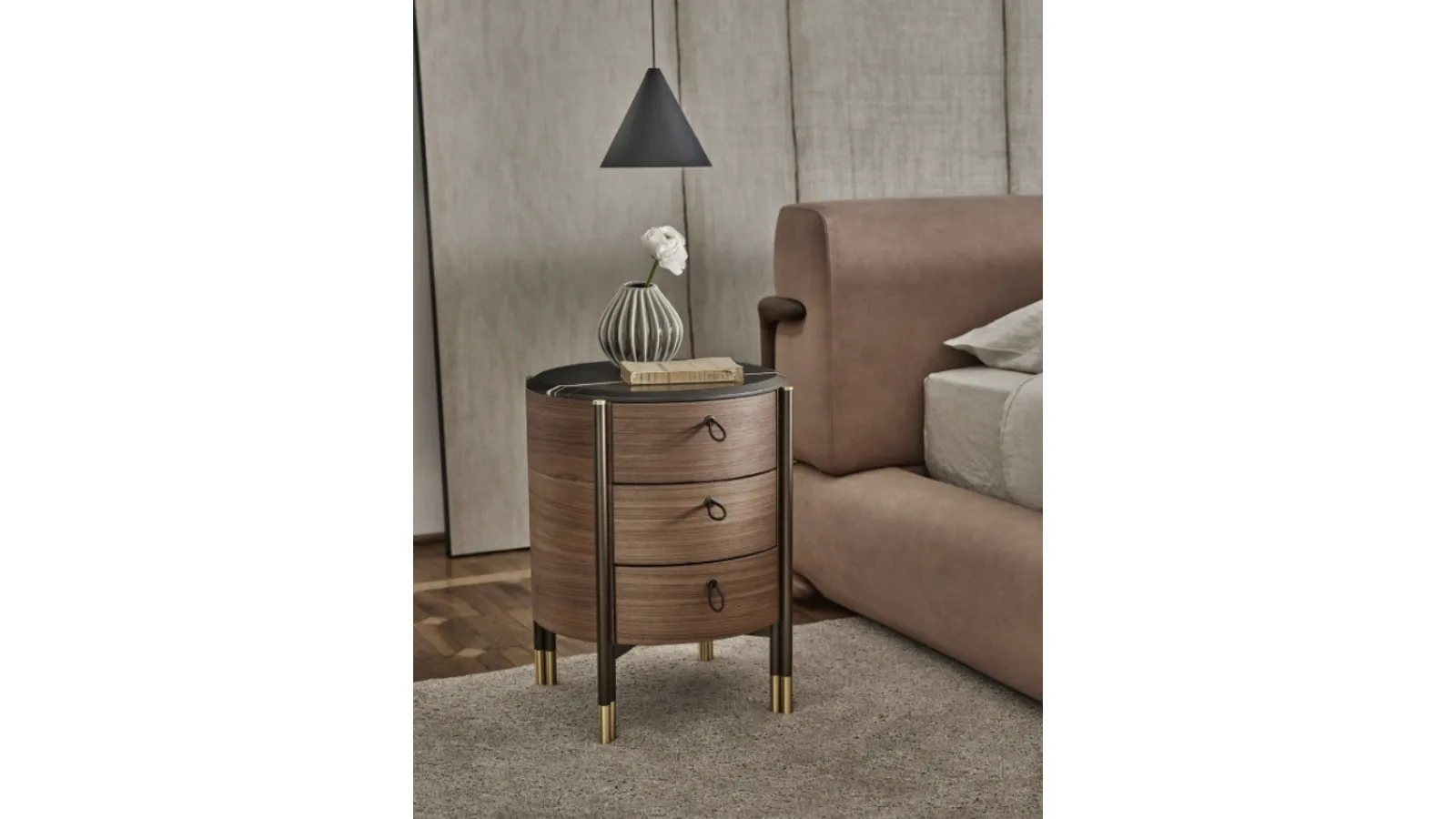 Bayus Tondo 3 Nightstand by Porada