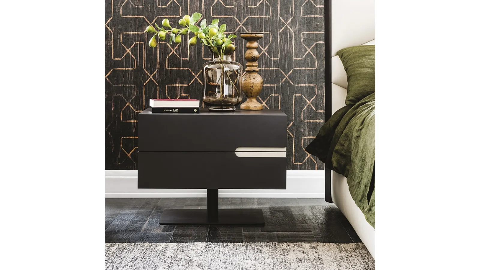 Ciro Nightstand with Cattelan Italia base