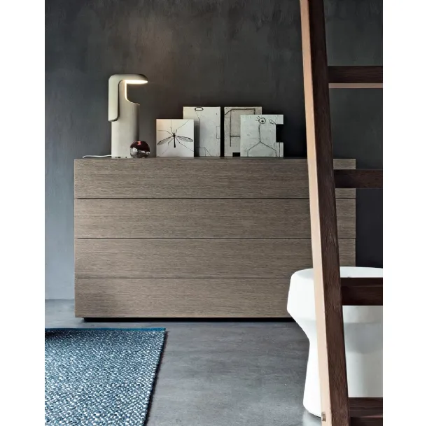 Cube Chest of Drawers in Oak by Giellesse