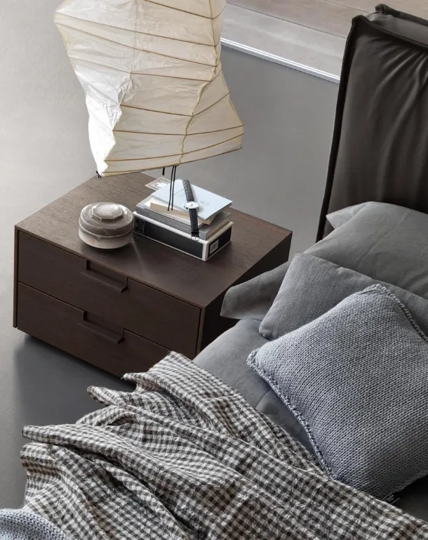 Flat Nightstand in Oak by Giellesse