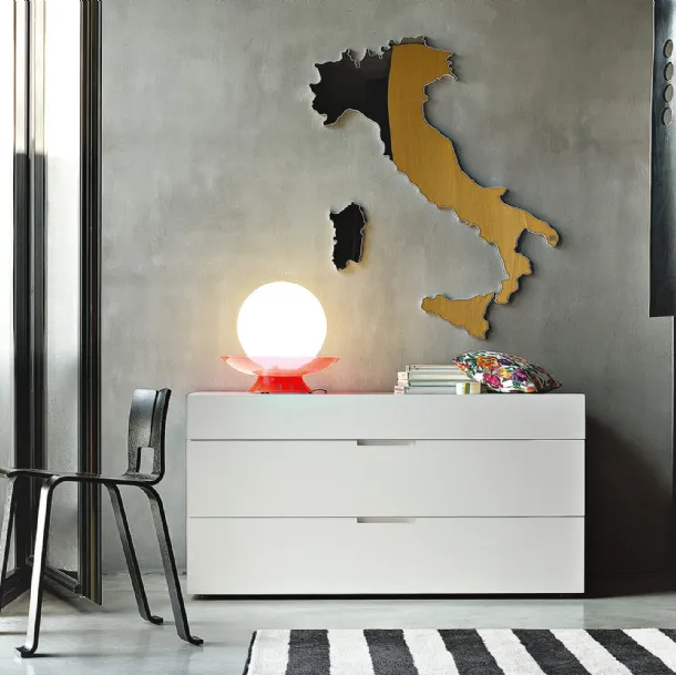 3-drawer chest Flin by Lema