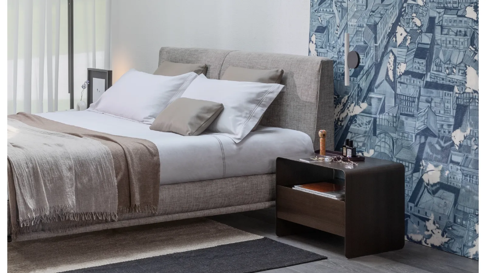 Metal Nightstand Flou Sheet