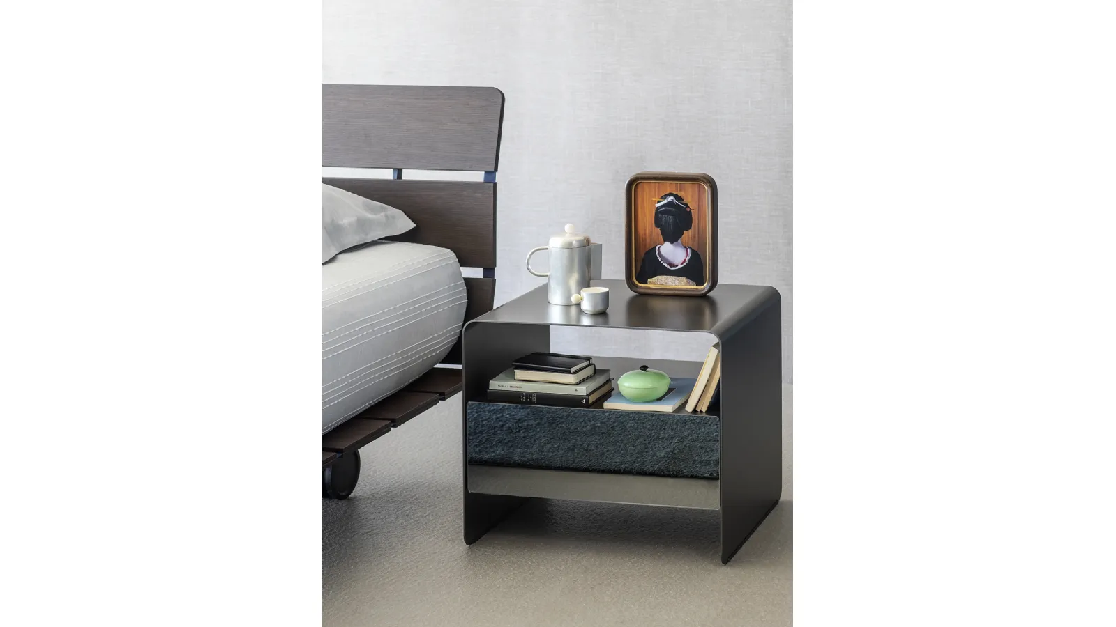 Metal Nightstand Flou Sheet