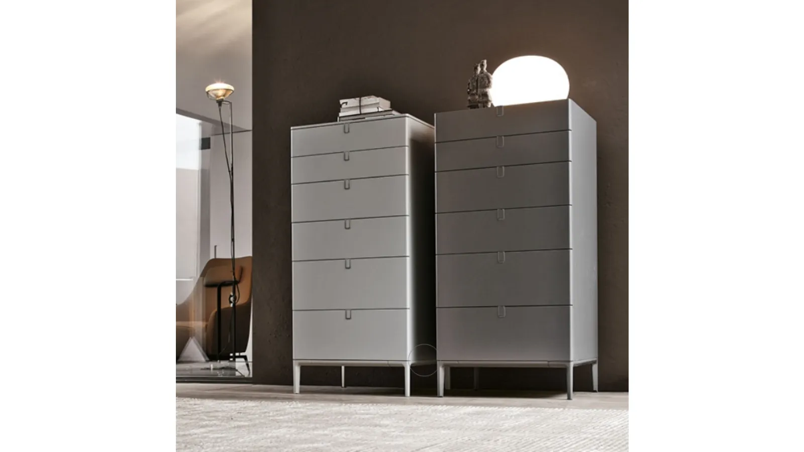 Inside Chest of Drawers in Matte Lacquer by Alivar