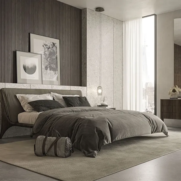 Julian Night Group in wood with ceramic marble top by Cattelan Italia